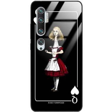 Etui Xiaomi MI NOTE 10, ST_QUEEN-OF-CARDS-202 Wzory - FunnyCase