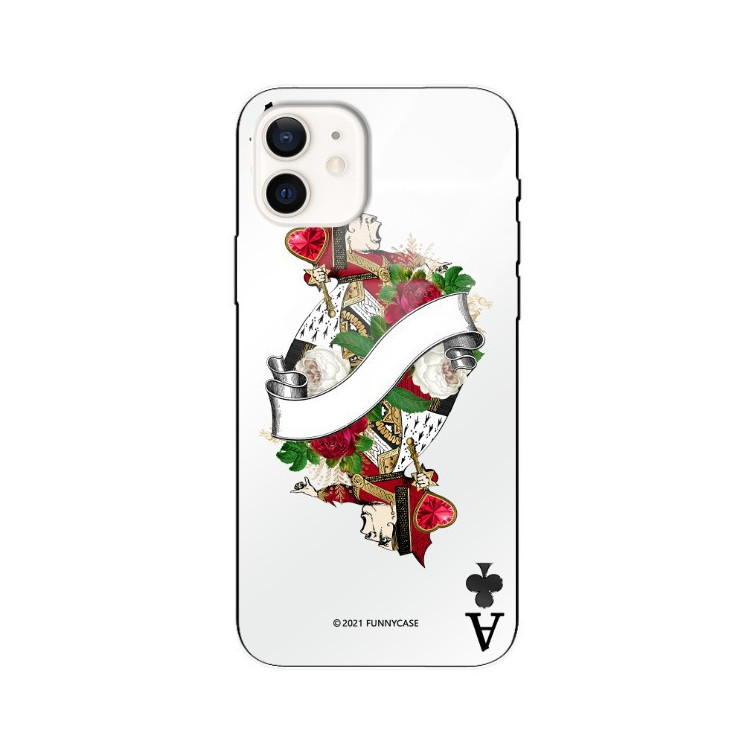 Etui Apple IPHONE 12 / 12 PRO, ST_QUEEN-OF-CARDS-203 Wzory - FunnyCase