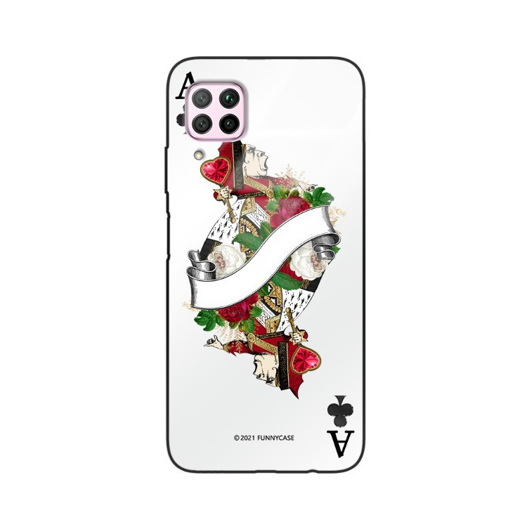 Etui Huawei P40 LITE, ST_QUEEN-OF-CARDS-203 Wzory - FunnyCase