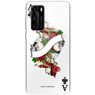 Etui Huawei P40, ST_QUEEN-OF-CARDS-203 Wzory - FunnyCase