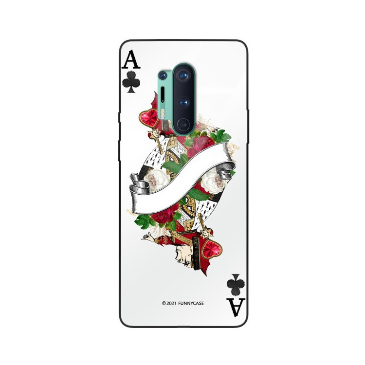 Etui Oneplus 8 PRO, ST_QUEEN-OF-CARDS-203 Wzory - FunnyCase