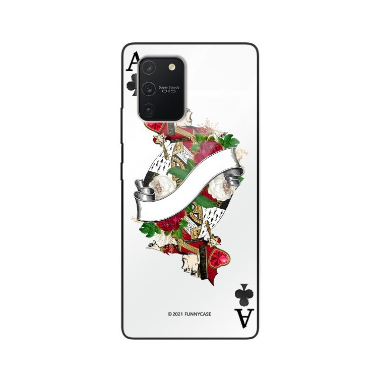 Etui Samsung GALAXY A91 / S10 LITE, ST_QUEEN-OF-CARDS-203 Wzory - FunnyCase