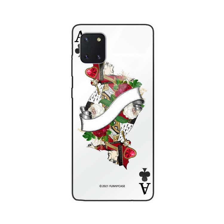 Etui Samsung GALAXY A81 / NOTE 10 LITE, ST_QUEEN-OF-CARDS-203 Wzory - FunnyCase