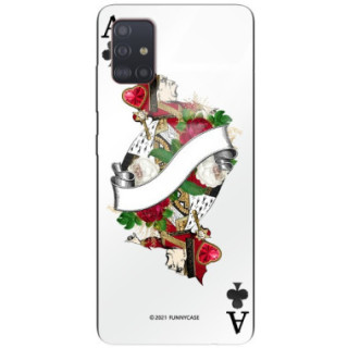 Etui Samsung GALAXY A51, ST_QUEEN-OF-CARDS-203 Wzory - FunnyCase