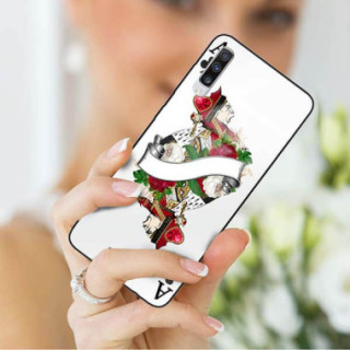 Etui Samsung GALAXY A70, ST_QUEEN-OF-CARDS-203 Wzory - FunnyCase