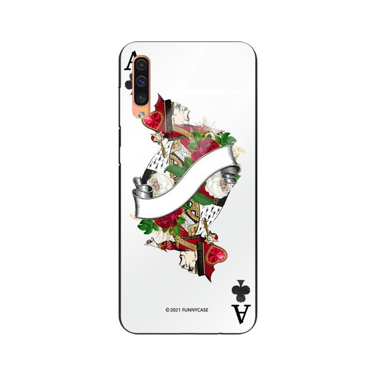 Etui Samsung GALAXY A50 / A30S / A50S, ST_QUEEN-OF-CARDS-203 Wzory - FunnyCase