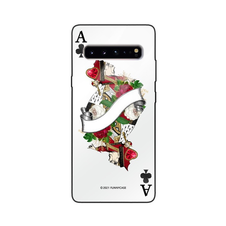 Etui Samsung GALAXY S10 5G, ST_QUEEN-OF-CARDS-203 Wzory - FunnyCase