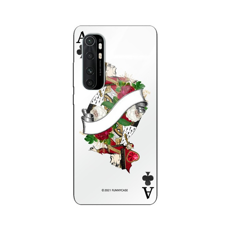 Etui Xiaomi MI NOTE 10 LITE, ST_QUEEN-OF-CARDS-203 Wzory - FunnyCase