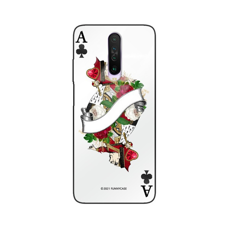 Etui Xiaomi REDMI K30, ST_QUEEN-OF-CARDS-203 Wzory - FunnyCase