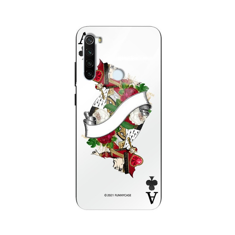 Etui Xiaomi REDMI NOTE 8T, ST_QUEEN-OF-CARDS-203 Wzory - FunnyCase