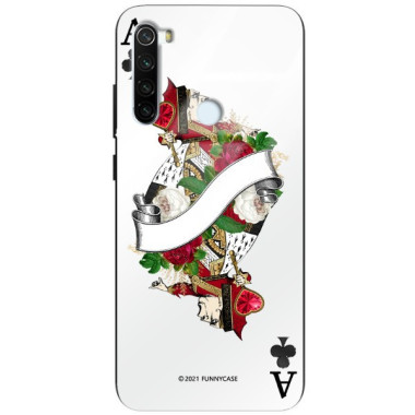 Etui Xiaomi REDMI NOTE 8T, ST_QUEEN-OF-CARDS-203 Wzory - FunnyCase