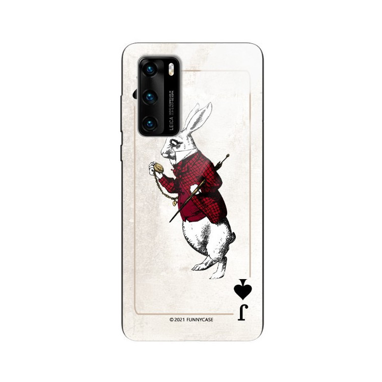 Etui Huawei P40, ST_QUEEN-OF-CARDS-204 Wzory - FunnyCase