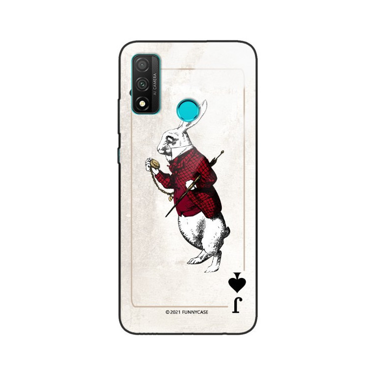 ETUI BLACK CASE GLASS NA TELEFON HUAWEI P SMART 2020 ST_QUEEN-OF-CARDS-204