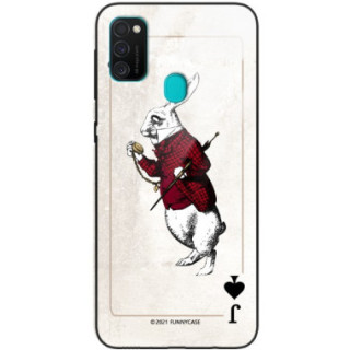 Etui Samsung GALAXY M21, ST_QUEEN-OF-CARDS-204 Wzory - FunnyCase