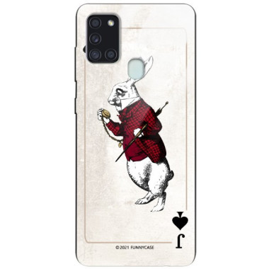 Etui Samsung GALAXY A21S, ST_QUEEN-OF-CARDS-204 Wzory - FunnyCase