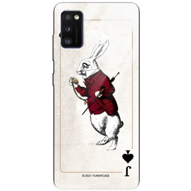 Etui Samsung GALAXY A41, ST_QUEEN-OF-CARDS-204 Wzory - FunnyCase