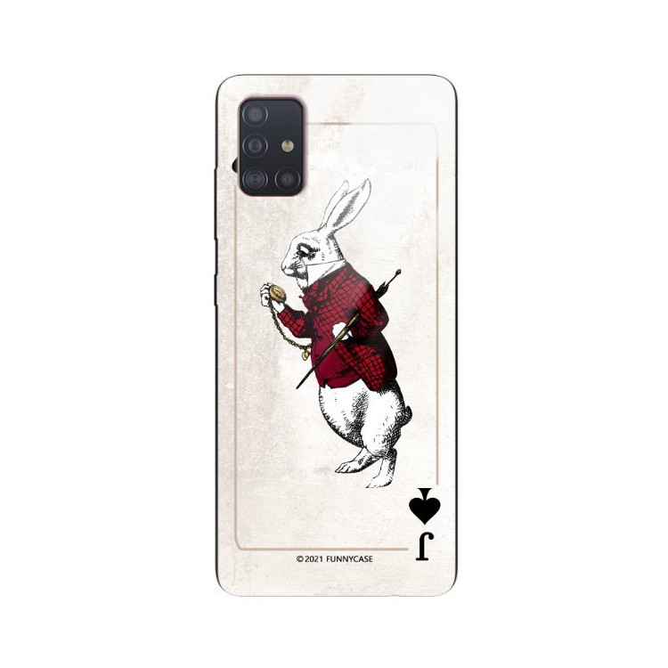 Etui Samsung GALAXY A51, ST_QUEEN-OF-CARDS-204 Wzory - FunnyCase