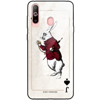 Etui Samsung GALAXY A60, ST_QUEEN-OF-CARDS-204 Wzory - FunnyCase