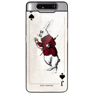 Etui Samsung GALAXY A80, ST_QUEEN-OF-CARDS-204 Wzory - FunnyCase