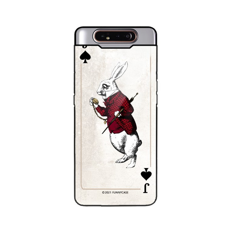 Etui Samsung GALAXY A80, ST_QUEEN-OF-CARDS-204 Wzory - FunnyCase