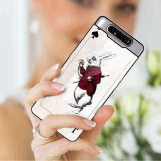 Etui Samsung GALAXY A80, ST_QUEEN-OF-CARDS-204 Wzory - FunnyCase