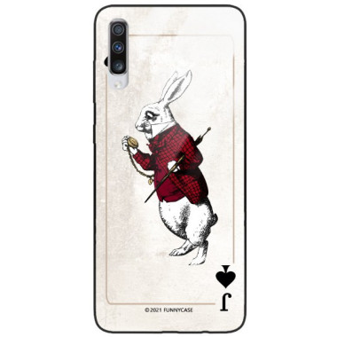 Etui Samsung GALAXY A70, ST_QUEEN-OF-CARDS-204 Wzory - FunnyCase