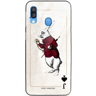 Etui Samsung GALAXY A40, ST_QUEEN-OF-CARDS-204 Wzory - FunnyCase