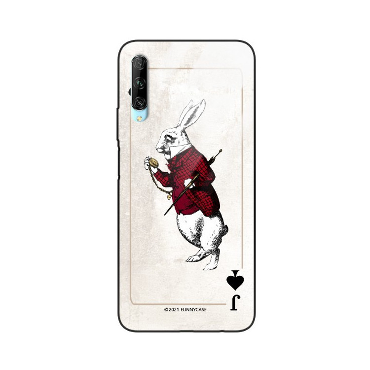 ETUI BLACK CASE GLASS NA TELEFON HUAWEI Y9S ST_QUEEN-OF-CARDS-204