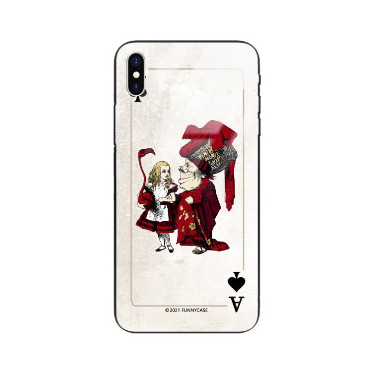 Etui Apple IPHONE X / XS, ST_QUEEN-OF-CARDS-205 Wzory - FunnyCase