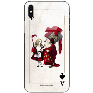 Etui Apple IPHONE X / XS, ST_QUEEN-OF-CARDS-205 Wzory - FunnyCase