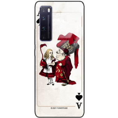 Etui Huawei NOVA 7 PRO, ST_QUEEN-OF-CARDS-205 Wzory - FunnyCase