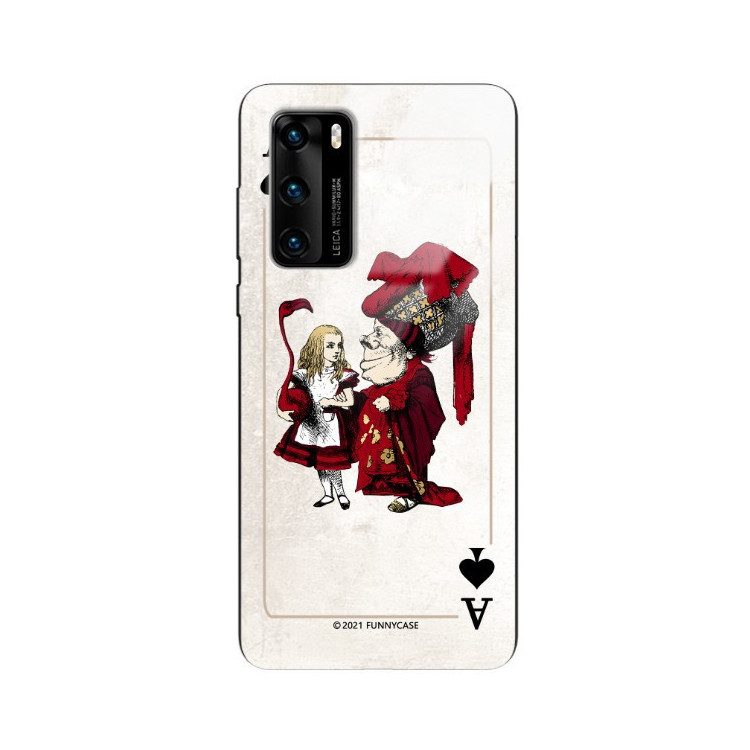 Etui Huawei P40, ST_QUEEN-OF-CARDS-205 Wzory - FunnyCase