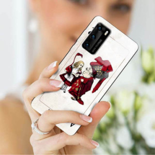 Etui Huawei P40, ST_QUEEN-OF-CARDS-205 Wzory - FunnyCase