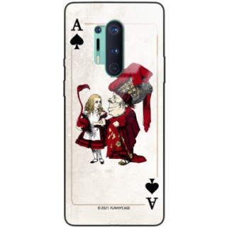 Etui Oneplus 8 PRO, ST_QUEEN-OF-CARDS-205 Wzory - FunnyCase