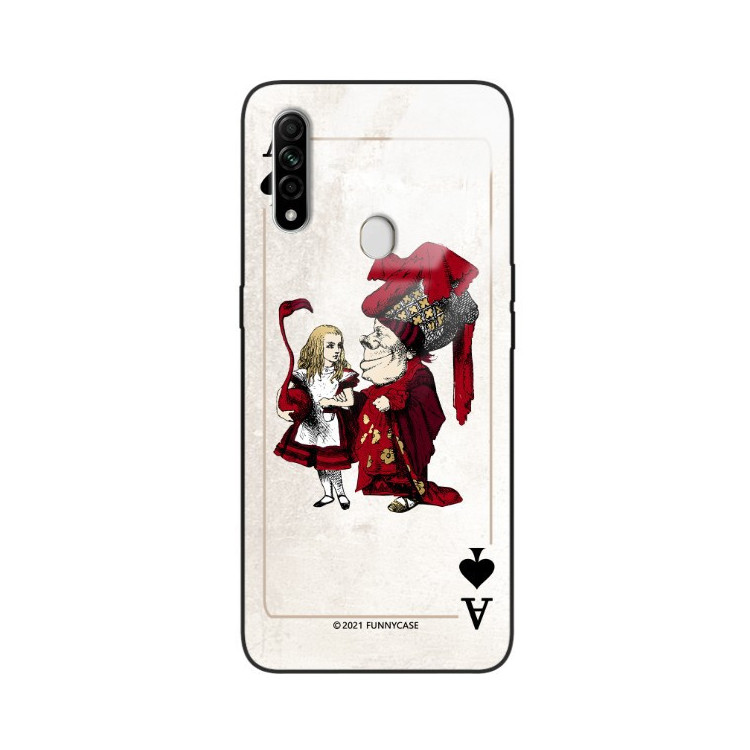 Etui Oppo A8 / A31 2020, ST_QUEEN-OF-CARDS-205 Wzory - FunnyCase