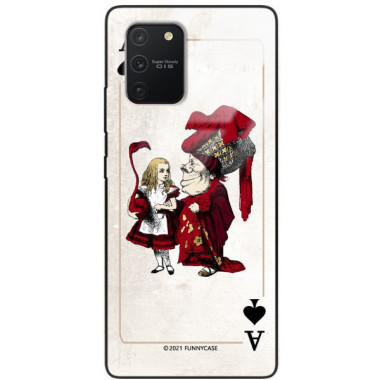 Etui Samsung GALAXY A91 / S10 LITE, ST_QUEEN-OF-CARDS-205 Wzory - FunnyCase