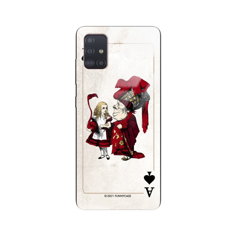 Etui Samsung GALAXY A51, ST_QUEEN-OF-CARDS-205 Wzory - FunnyCase