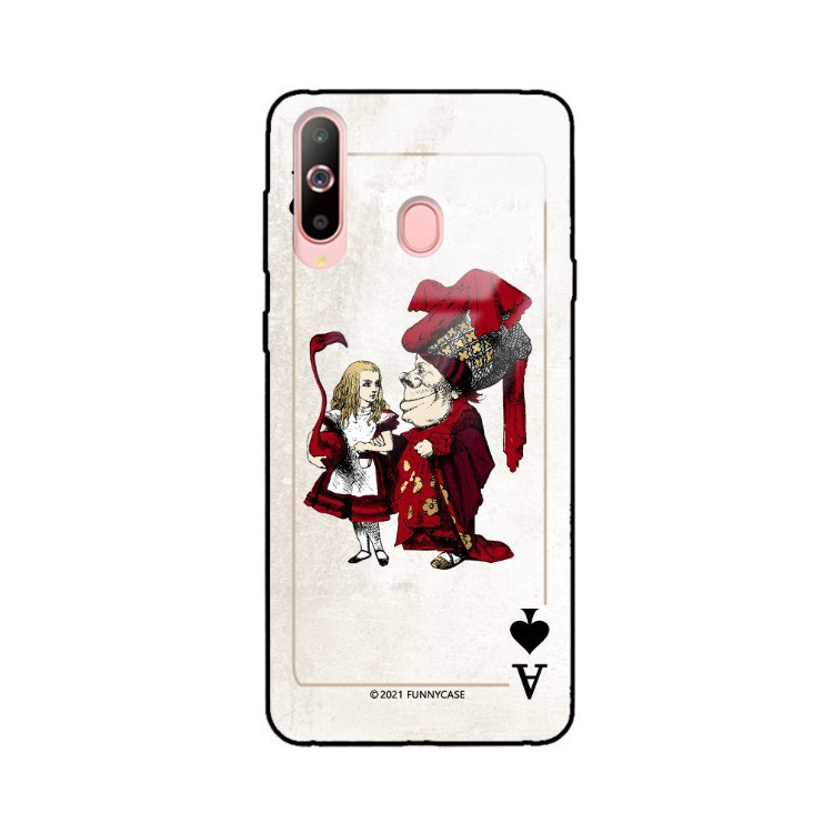 Etui Samsung GALAXY A60, ST_QUEEN-OF-CARDS-205 Wzory - FunnyCase