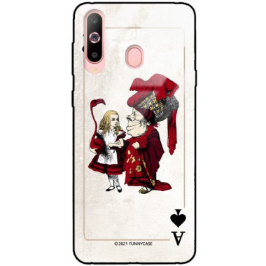 Etui Samsung GALAXY A60, ST_QUEEN-OF-CARDS-205 Wzory - FunnyCase