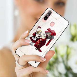 Etui Samsung GALAXY A60, ST_QUEEN-OF-CARDS-205 Wzory - FunnyCase