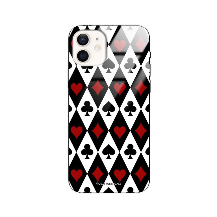 Etui Apple IPHONE 12 / 12 PRO, ST_QUEEN-OF-CARDS-206 Wzory - FunnyCase