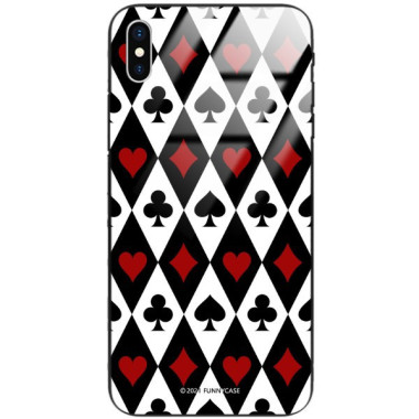 Etui Apple IPHONE X / XS, ST_QUEEN-OF-CARDS-206 Wzory - FunnyCase