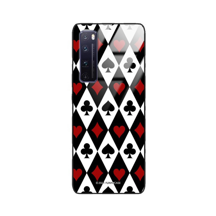 Etui Huawei NOVA 7 PRO, ST_QUEEN-OF-CARDS-206 Wzory - FunnyCase