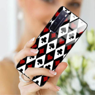 Etui Huawei NOVA 7 PRO, ST_QUEEN-OF-CARDS-206 Wzory - FunnyCase