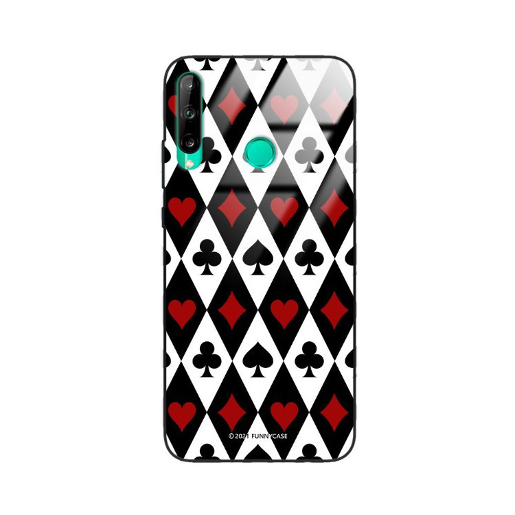 Etui Huawei P40 LITE E, ST_QUEEN-OF-CARDS-206 Wzory - FunnyCase