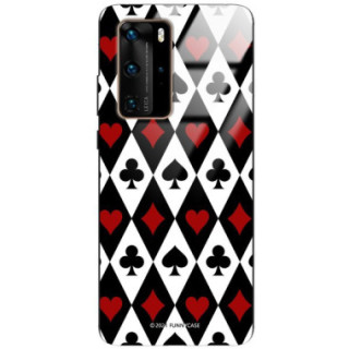 Etui Huawei P40 PRO, ST_QUEEN-OF-CARDS-206 Wzory - FunnyCase