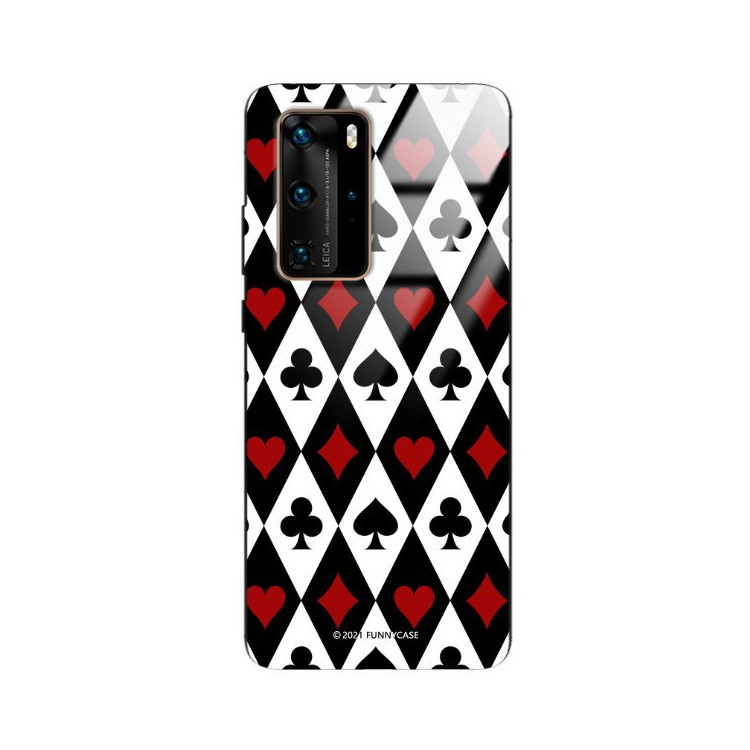 Etui Huawei P40 PRO, ST_QUEEN-OF-CARDS-206 Wzory - FunnyCase