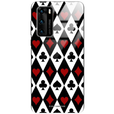 Etui Huawei P40, ST_QUEEN-OF-CARDS-206 Wzory - FunnyCase