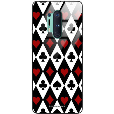 Etui Oneplus 8 PRO, ST_QUEEN-OF-CARDS-206 Wzory - FunnyCase