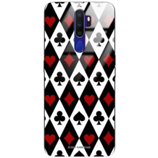 Etui Oppo A9 2020, ST_QUEEN-OF-CARDS-206 Wzory - FunnyCase